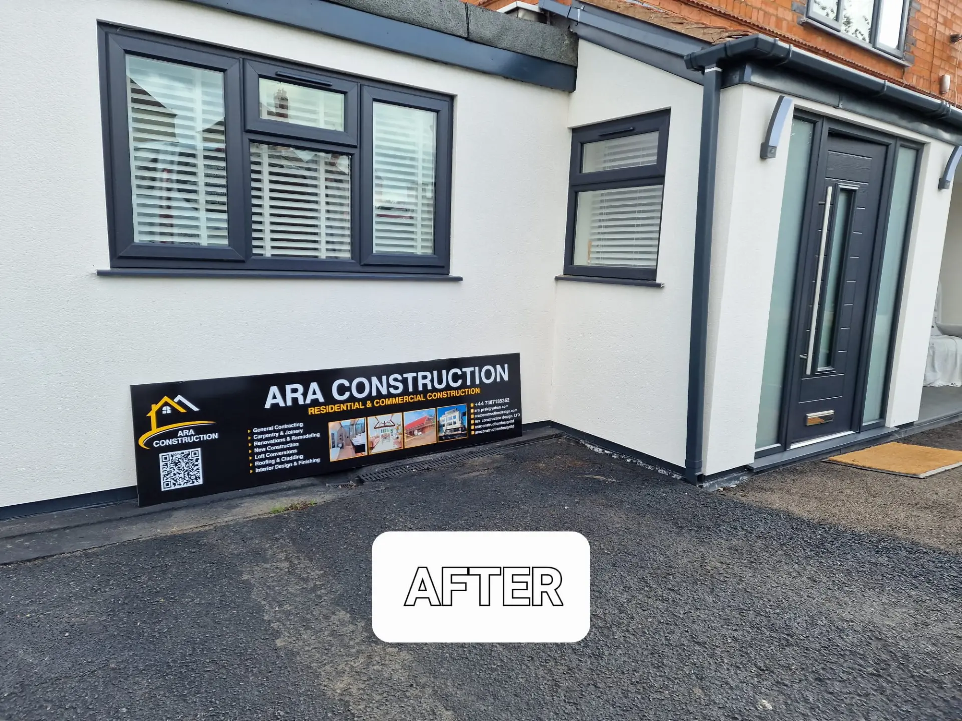 Rendered side extension, Extension by ARA Construction